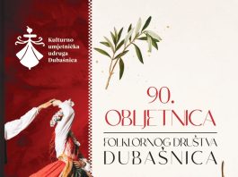 Manifestacija obilježavanja 90. godišnjice Folklornog društva Dubašnica