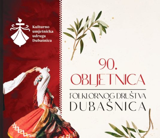 Manifestacija obilježavanja 90. godišnjice Folklornog društva Dubašnica